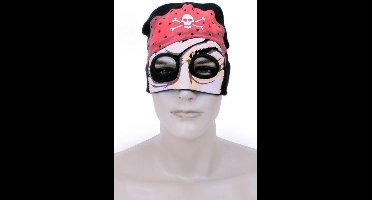 Muts gebreid piratenmasker