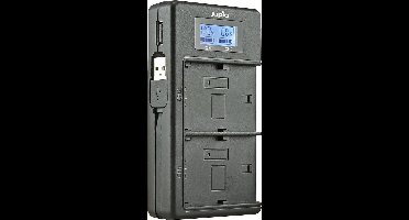 Jupio USB Dedicated Duo Charger LCD for Sony NP-FW50