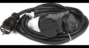 lightmaXX Cable 3-way 3m - Schuko stroomkabel