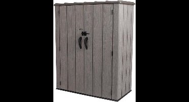 Lifetime LB60209 Tuinschuur Kunststof XL - 70x136x172cm - Grijs