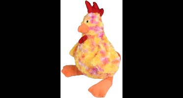 Hs Lorio Pluche Kip Small Geel 32cm
