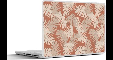 Laptop sticker - 12.3 inch - Zomer - Bladeren - Bruin - 30x22cm - Laptopstickers - Laptop skin - Cover