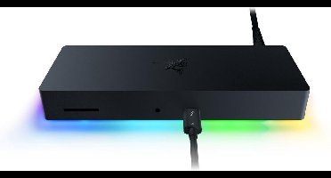 Razer Thunderbolt 4 Dock - Docking Station - Chroma - SD-kaartlezer - 10 Poorten - Zwart