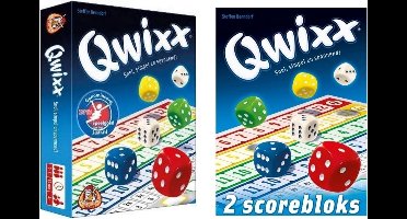 Spellenbundel - 2 stuks - Dobbelspel - Qwixx & 2 extra scorebloks