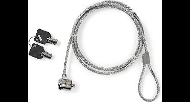 Nedis Notebook-Slot - Type vergrendeling: Sleutel - 1.80 m - Metaal