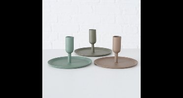 Boltze Home Kandelaar Alkmaar dia 13cm metaal (1 stuk) assorti