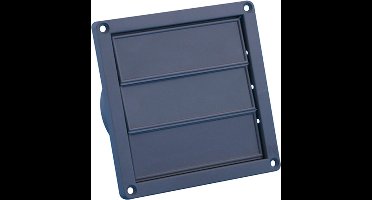 Nedco Gevelklep 3-kleps 130/100mm grijs