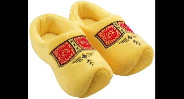 Nijhuis klomppantoffel geel boeren bies maat 25-30