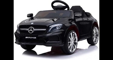 Mercedes GLA45, 12 volt kinderauto, met soft-start en muziek! - accu auto voor kinderen - elektrische kinderauto + afstandsbediening