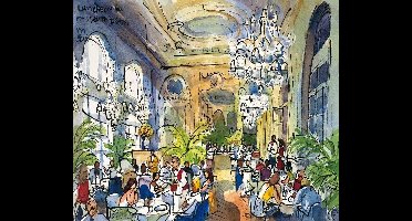 Kunstdruk Michael Leu - Luncheon, Musée d'Orsay 60x50cm
