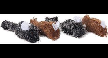 Ps Muis Bruin/zwart 5cm Ass 2x2(4)