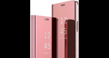 FONU Clear View Case Hoesje Samsung Galaxy S20 Ultra - Roze