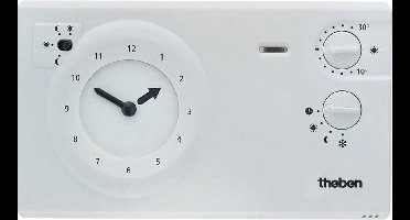Theben 7220030 RAM 722 (RAMSES) - analoge klokthermostaat met dag- en weekprogramma, kamertemperatuurregelaar, kamerregelaar, thermostaat