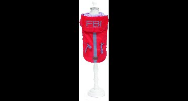 Croci - Hondenjas Regenjas - Vancouver FBI waterproof Rood - 50 cm
