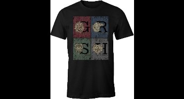 Harry Potter - Grunge Hogwarts - T-Shirt - Zwart - M