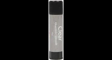 Transparante Lijmstift, rond, 10 gr, 1 stuk
