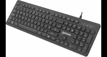 Keyboard Manhattan LED Wired Black (Refurbished A)