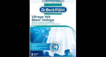 Dr. Beckmann Vitrage Wit - 8 x 3 x 40 gr - Voordeelverpakking