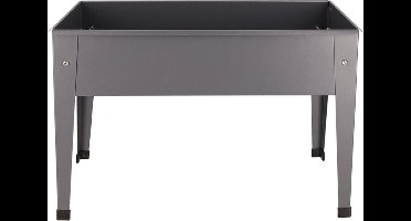 Verhoogde kweekbak metaal antraciet S