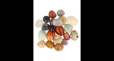 Trommelstenen India Mix (10-20 mm) - 100 gram