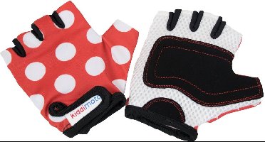 KIDDIMOTO handschoenen Red Dotty, Small