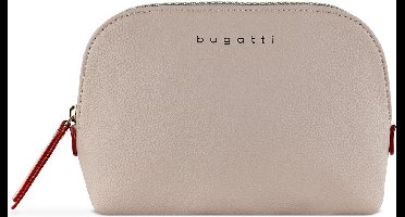Bugatti Ella Cosmetische tas 21 cm - 1 L - Ritssluiting - beige