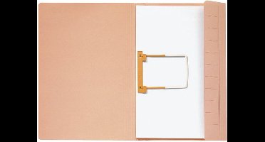 Clipmap Secolor A4 100% gerecycled karton 250gr beige verpakt per 10 stuks