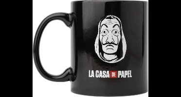 Grupo Erik Mok La Casa De Papel 300 Ml Keramiek Zwart