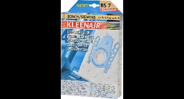 Kleenair Microfibre stofzuigerzakken - extra sterk - 4 stuks + filter