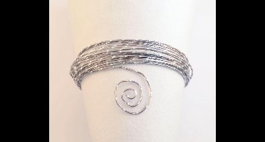 Vaessen Creative Aluminium Draad - Diamond cut - 2mm - 30m - Mistig roze