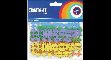 Haza Original Foamstickers Create It Voertuigen 72 Stuks