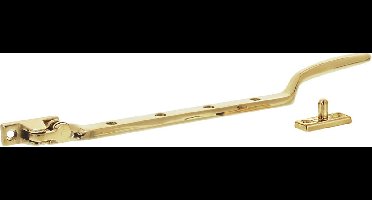 Intersteel Raamuitzetter met stelpen messing gelakt