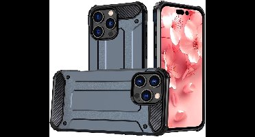 Hurtel Hybrid Armor Case Voor Iphone 16 Pro Anti-Schokbescherming Voor Telefoon