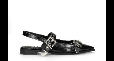 POSH by Poelman Dames JULIA Slingbacks - Zwart