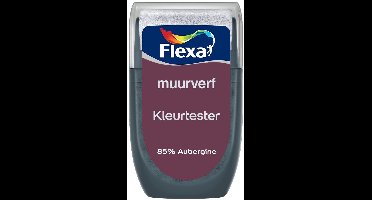 Flexa - Kleurtester Muurverf 85% Aubergine 30 ML - Mengverf - 0.03L