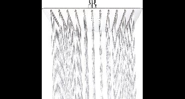 Regendouchekop - 30x30 cm - Roestvrij staal - Ultravlak ontwerp