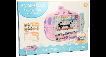 Kleuren Buttons Spel met Magnetische Pen Roze
