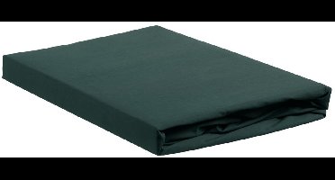 Ambiante Katoen - Hoeslaken - 90x200/210 - Donker Groen