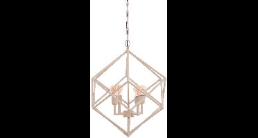Light & Living - hanglamp - Drizella - wit - metaal - grote eettafellamp - E27 - 3093143