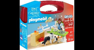 PLAYMOBIL City Life Vet Visit Carry Case