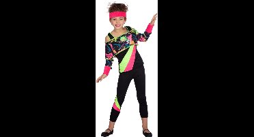 Retro Aerobic Outfit Meisjes - Maat 176