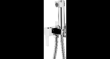 Aqualine Bidets - Inbouw bidetkraan, met douche, chroom SK301