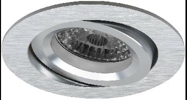 LED inbouwspot Ilias -Rond Chrome -Extra Warm Wit -Dimbaar -3W -Philips LED