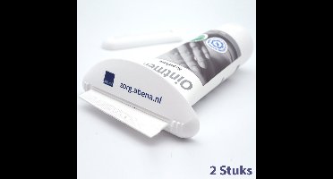 ABENA Tube Uitknijper - 2 Stuks - Eenvoudig en met Weinig Kracht Alles uit de Tube - Tubeknijper voor Tubes tm 6,5cm - Ook Geschikt voor de Meeste Tandpasta Tubes - Voorkomt Verspilling