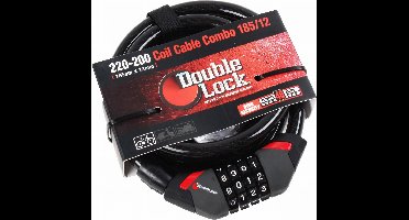 DoubleLock Coil Cable Combo 240 centimeter