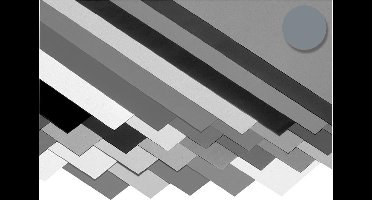 Folia Fotokarton grijs - 50x70 cm - 300G - Voor knutselactiviteiten