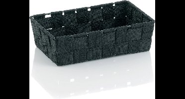 Kela Badkamer - Alvaro Mand 23x15x6 cm - Kunststof - Zwart