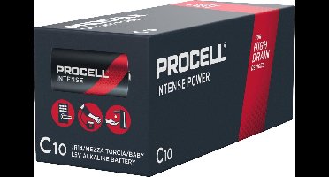 Duracell Procell Intense Alkaline batterij 1,5V LR14 C - Doos 10 stuks