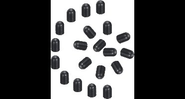 Jhubers Goods - Stylus pen voor tablets en smartphones - 60 reserve penpunten - Capacitieve geleidende punten - Siliconenrubber - Zwart met stylus tip- Geschikt voor tablets en smartphones met touchscreen