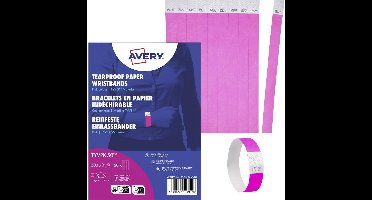 Avery-Zweckform TYVPK-50 Toegangsbandje (l x b) 256 mm x 19 mm kleefstrip 500 stuk(s)